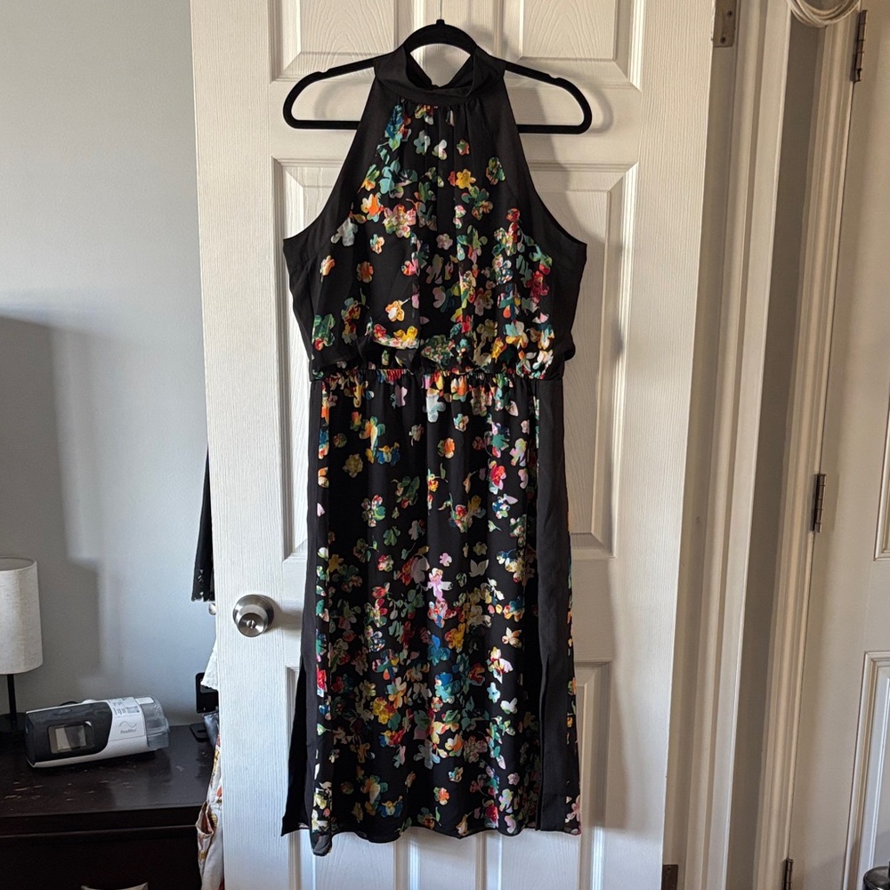 Floral Halter Dress
